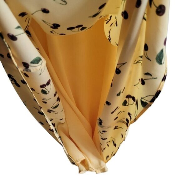 Aritzia Sunday Best Cher Yellow/Iris Bing Dress Size 6 - Picture 5 of 8